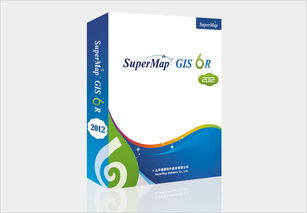 supermap 桌面产品 6r 2012系列软件包装设计效果图