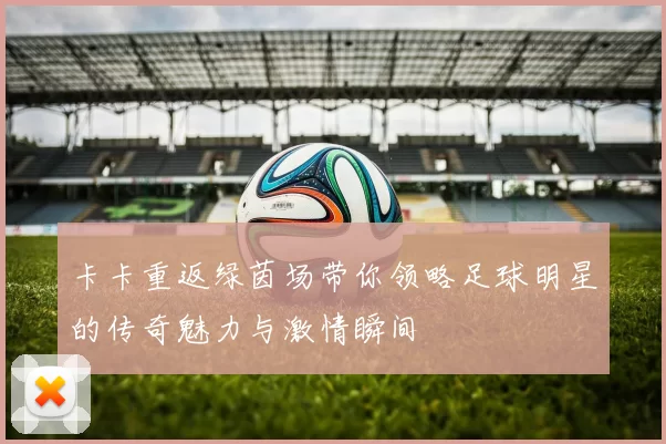 卡卡重返绿茵场带你领略足球明星的传奇魅力与激情瞬间